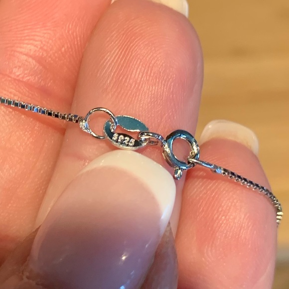 RARE Glacier Blue 2 Carat Moissanite Necklace - Picture 6 of 8